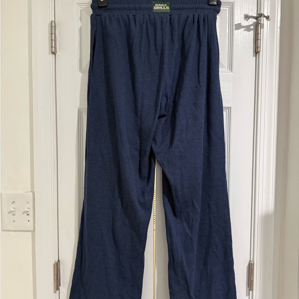 Daily Drills Thermal Lounge Pants in Denim